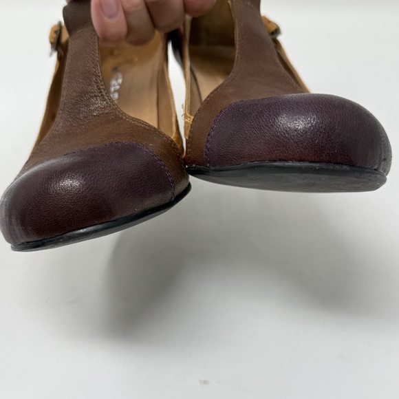 jeffrey campbell womens colorblock leather Maryjane anthropologie US 9 flapper - Picture 5 of 16